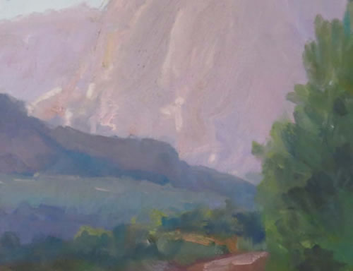 'Boynton Canyon' by Vince Fazio Oil on Canvas Landscape and Still Life Painting at Rowe Gallery